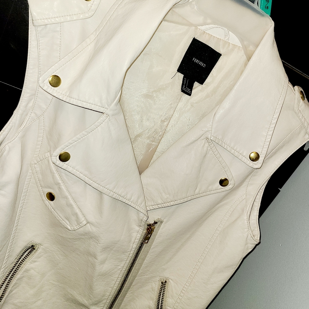 Forever 21 Faux Leather Vest